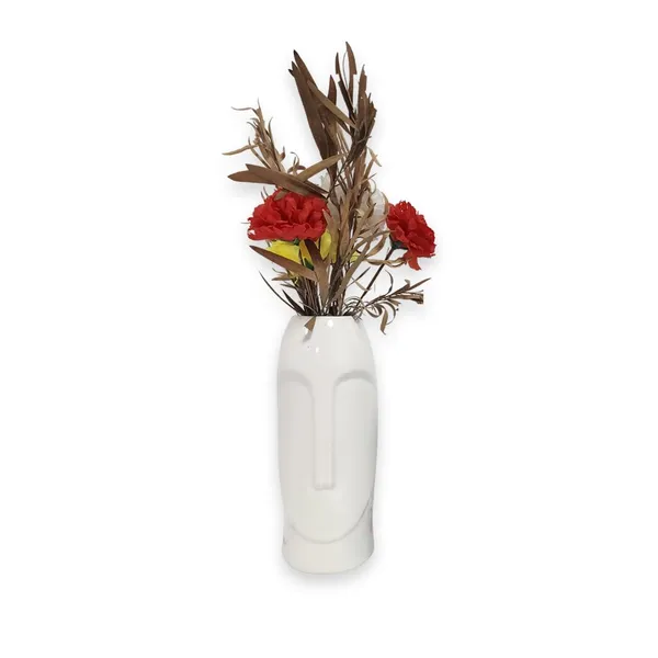 White_And_Sky_Blue_Handcrafted_Smooth_Flower_Vase_For_Home_Decoration
