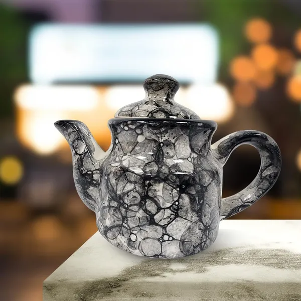 Black_Hand_Painted_Ceramic_Tea_Kettle_Set_Morning_Tea_Set_With_600Ml_Kettle,_2_Tea_Cups_(180Ml),_1_Tray