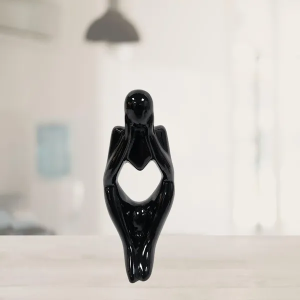 Black_Home_Decor_Ceramic_Thinker_Showpiece_Set_Of_3_Modern_Art_Man_Figurines