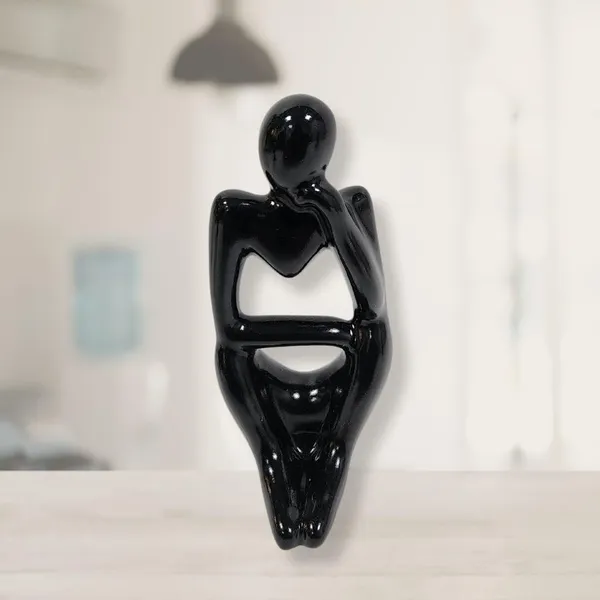 Black_Home_Decor_Ceramic_Thinker_Showpiece_Set_Of_3_Modern_Art_Man_Figurines