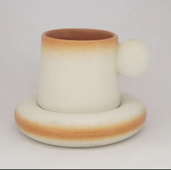 White_And_Brown_Creative_Ceramic_Mug_With_Saucer_Set_Milk_Coffee_Cup_Plate