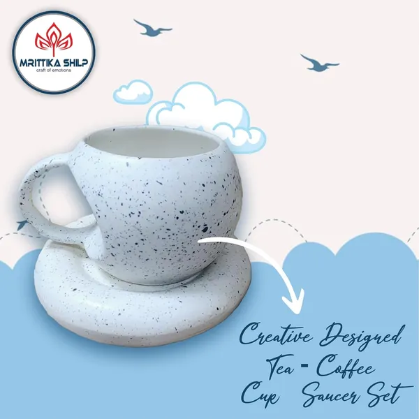 White_Ceramic_Coffee_Mugs_2_Pcs_Creative_Ceramic_Cup_With_Saucer_Set_For_Coffee_Tea_Hot_Chocolate_300Ml_Capacity_Pack_Of_2