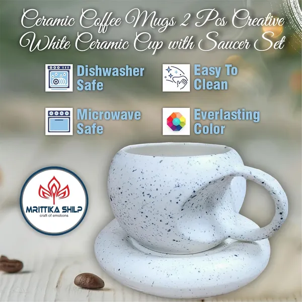 White_Ceramic_Coffee_Mugs_2_Pcs_Creative_Ceramic_Cup_With_Saucer_Set_For_Coffee_Tea_Hot_Chocolate_300Ml_Capacity_Pack_Of_2