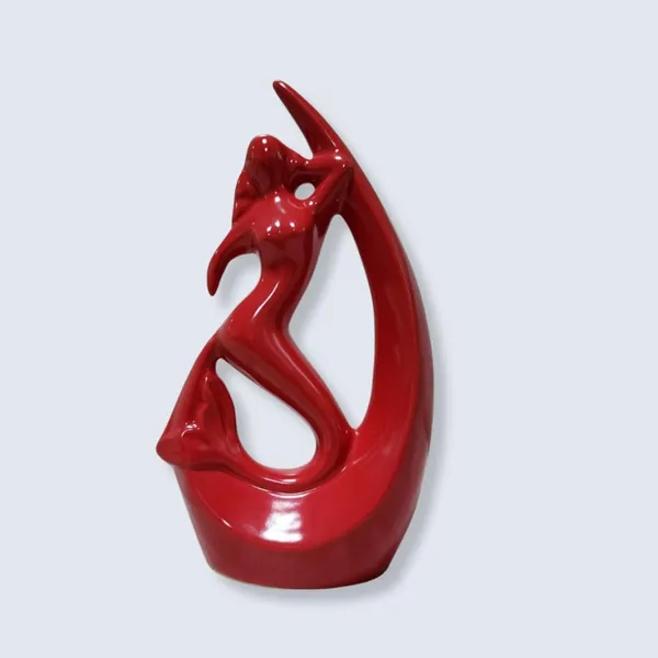 White_And_Red_Home_Decor_Ceramic_Angel_Figurines_Decorative_Showpiece
