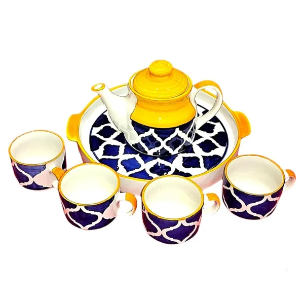 Multicolor_Hand_Painted_Ceramic_Tea_Kettle_Set_6_Piece