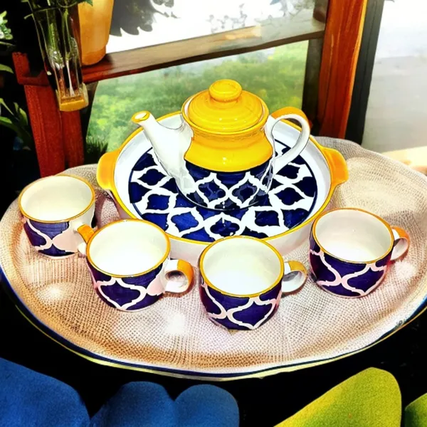 Multicolor_Hand_Painted_Ceramic_Tea_Kettle_Set_6_Piece
