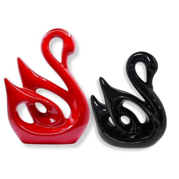Red_And_Black_Ceramic_Duck_Decorative_Showpiece