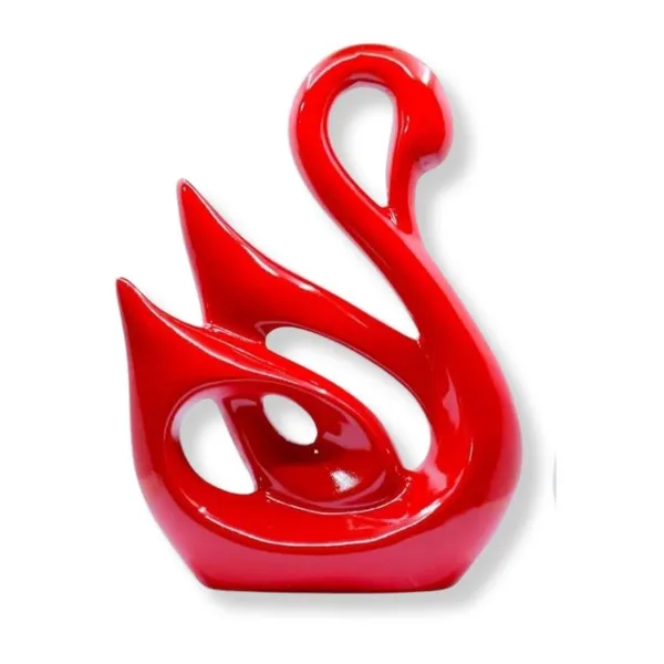 Red_And_Black_Ceramic_Duck_Decorative_Showpiece