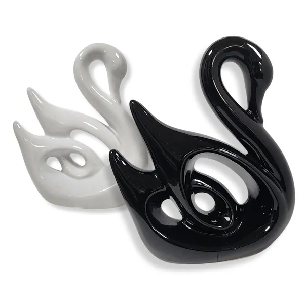 Black_And_White_Home_Decor_Ceramic_Duck_Figurines_Decorative_Showpiece