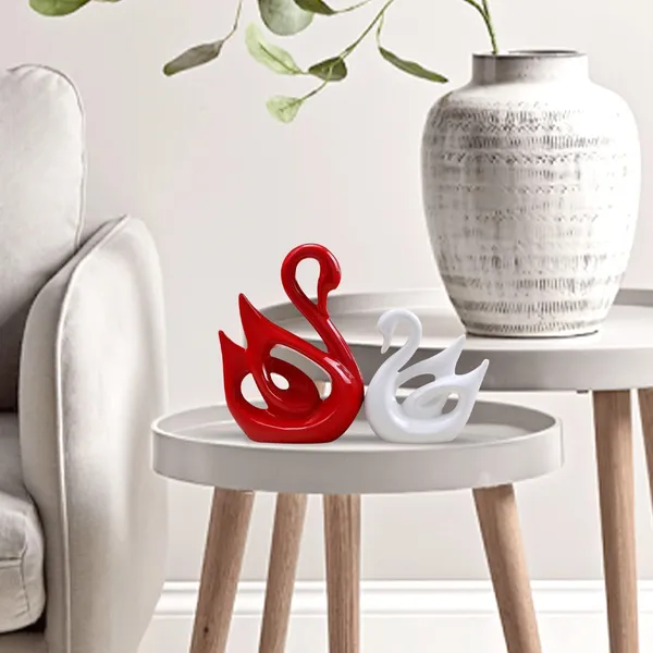Red_And_White_Ceramic_Duck_Decorative_Showpiece_Set_Of_2