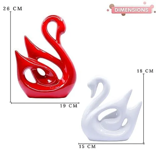 Red_And_White_Ceramic_Duck_Decorative_Showpiece_Set_Of_2