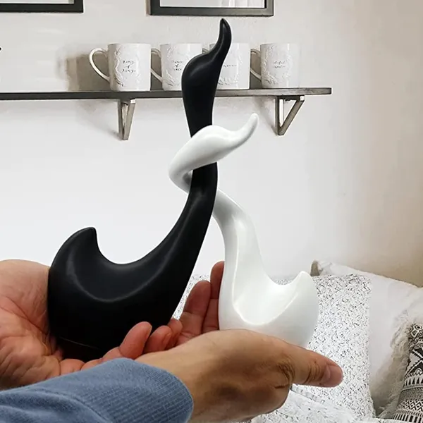 Black_And_White_Loving_Swans_Decorative_Figure_For_Home_Decor_Decorative_Item_Premium_Showpiece_For_Living_Room_Handmade_Ceramic_Sculpture_Set