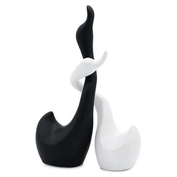 Black_And_White_Loving_Swans_Decorative_Figure_For_Home_Decor_Decorative_Item_Premium_Showpiece_For_Living_Room_Handmade_Ceramic_Sculpture_Set