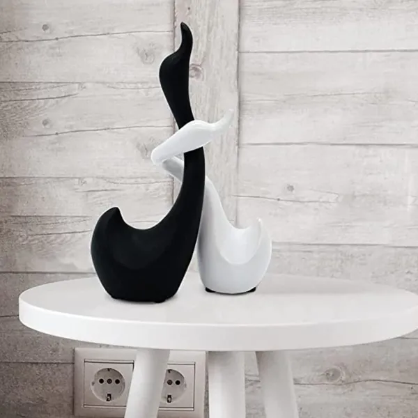 Black_And_White_Loving_Swans_Decorative_Figure_For_Home_Decor_Decorative_Item_Premium_Showpiece_For_Living_Room_Handmade_Ceramic_Sculpture_Set