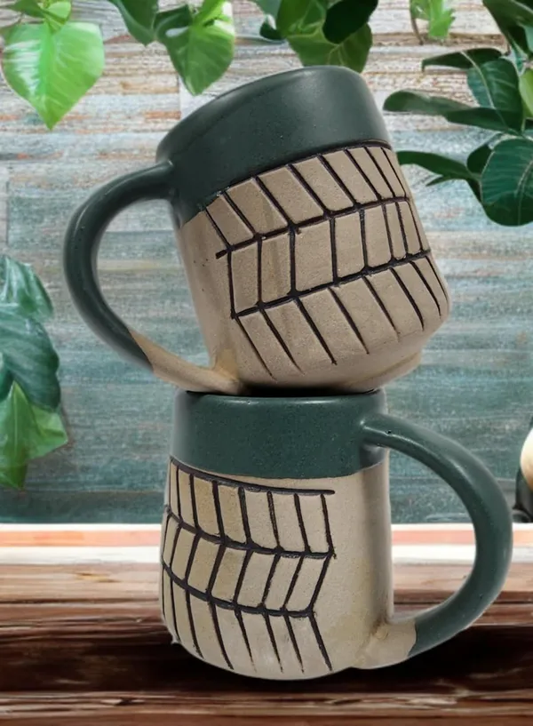 Dark_Green_All_New_Ladder_Print_Premium_Cup_Set_Pack_Of_2_Ceramic