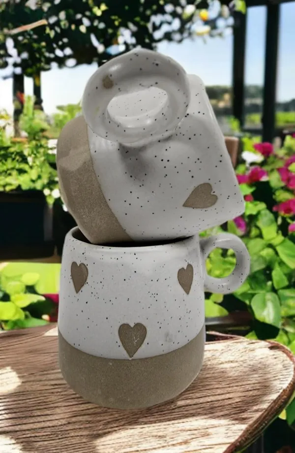 White_All_New_Premium_Heart_Print_Cup_Set_With_Color_Base_Pack_Of_2