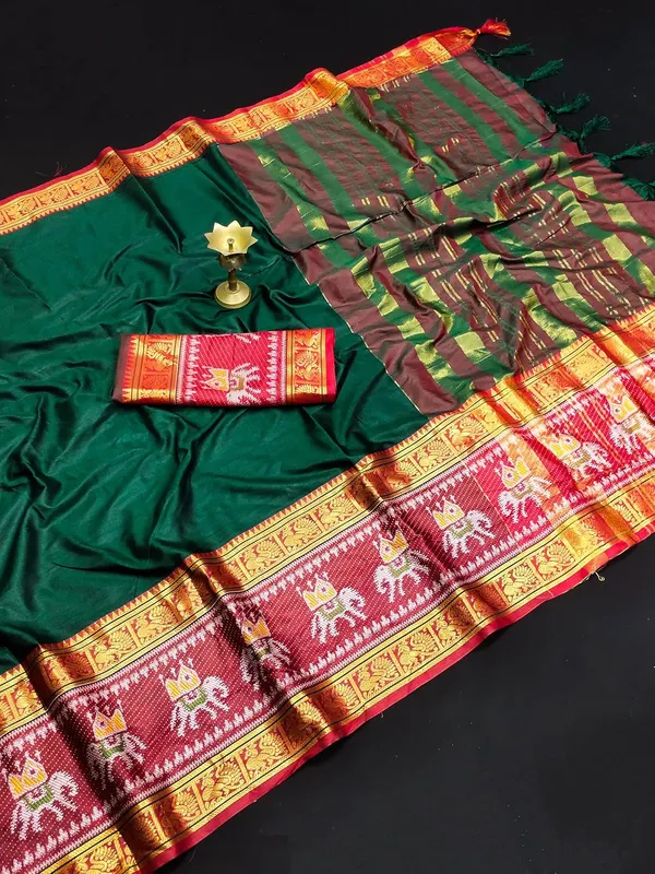 Purple_Silk_Banarasi_Patola_Silk_Saree_For_Women