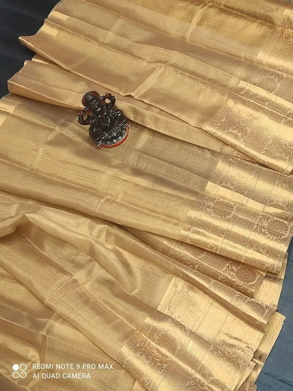 Gold_Organza_Banarasi_Organza_Saree_For_Women