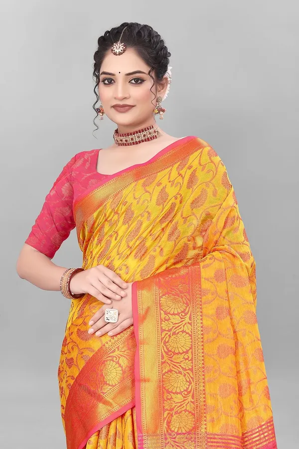 Mango_Silk_Organza_Saree_For_Women
