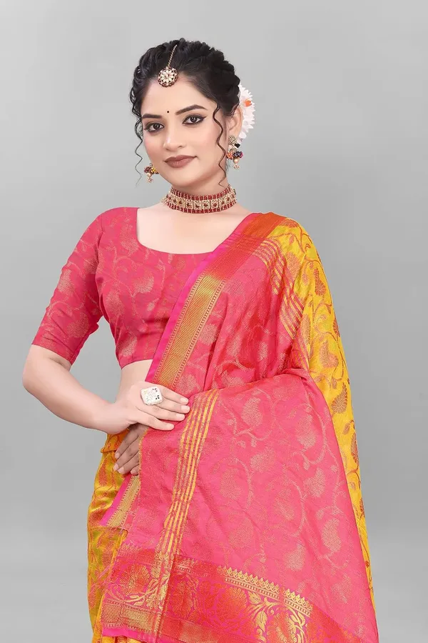 Mango_Silk_Organza_Saree_For_Women