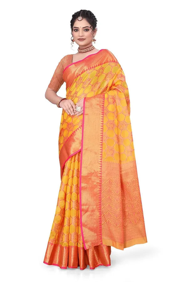 Mango_Silk_Organza_Silk_Saree_For_Women