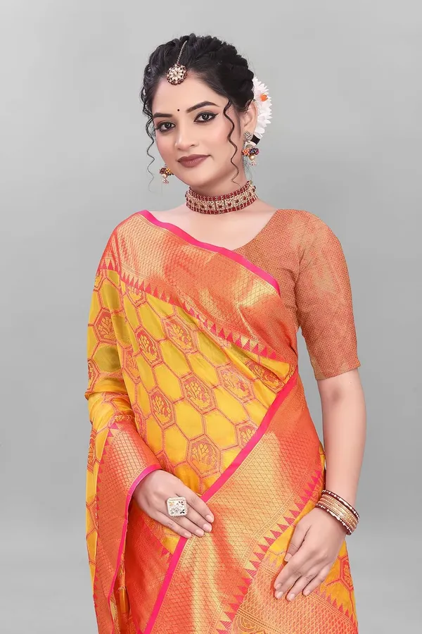 Mango_Silk_Organza_Silk_Saree_For_Women