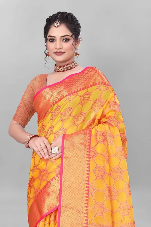 Mango_Silk_Organza_Silk_Saree_For_Women