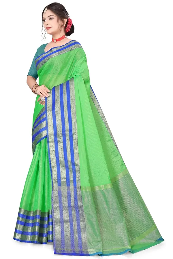 Light_Green_Art_Silk_Kanjivaram_Jacquard_Saree_For_Women
