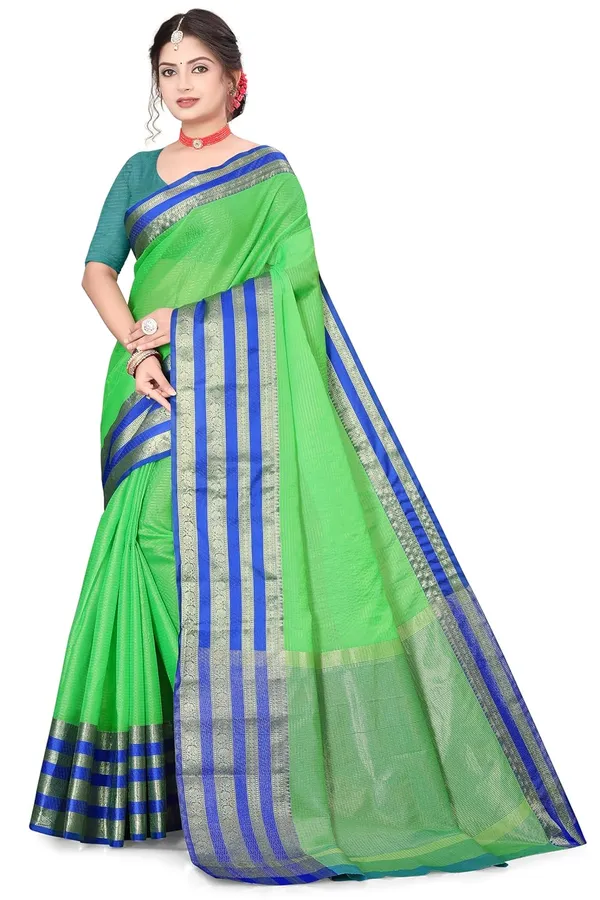 Light_Green_Art_Silk_Kanjivaram_Jacquard_Saree_For_Women