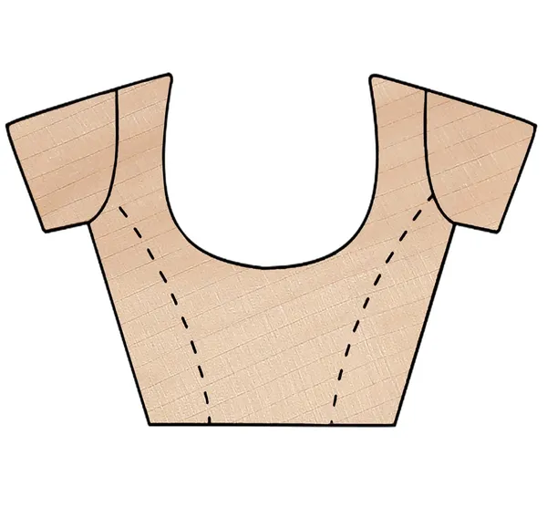 Beige_Cotton_Blend_Chiffon_Georgette_Saree_For_Women