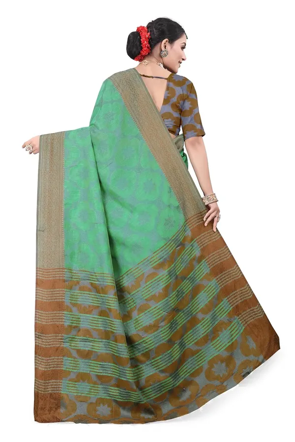 Dark_Green_Cotton_Silk_Kanjivaram_Cotton_Silk_Saree_For_Women