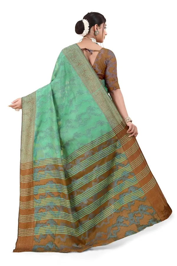 Green_Cotton_Kanjivaram_Cotton_Saree_For_Women