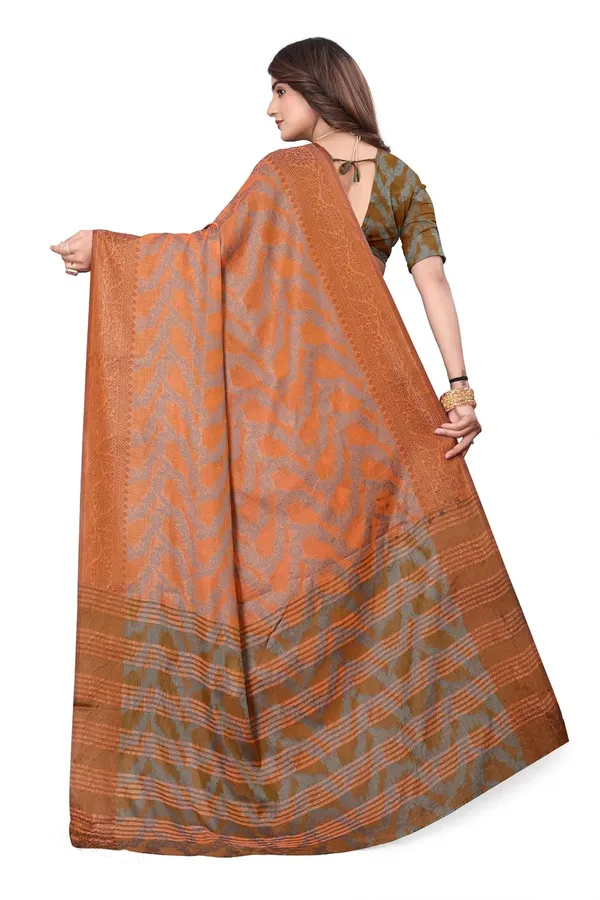 Brown_Cotton_Kanjivaram_Cotton_Saree_For_Women