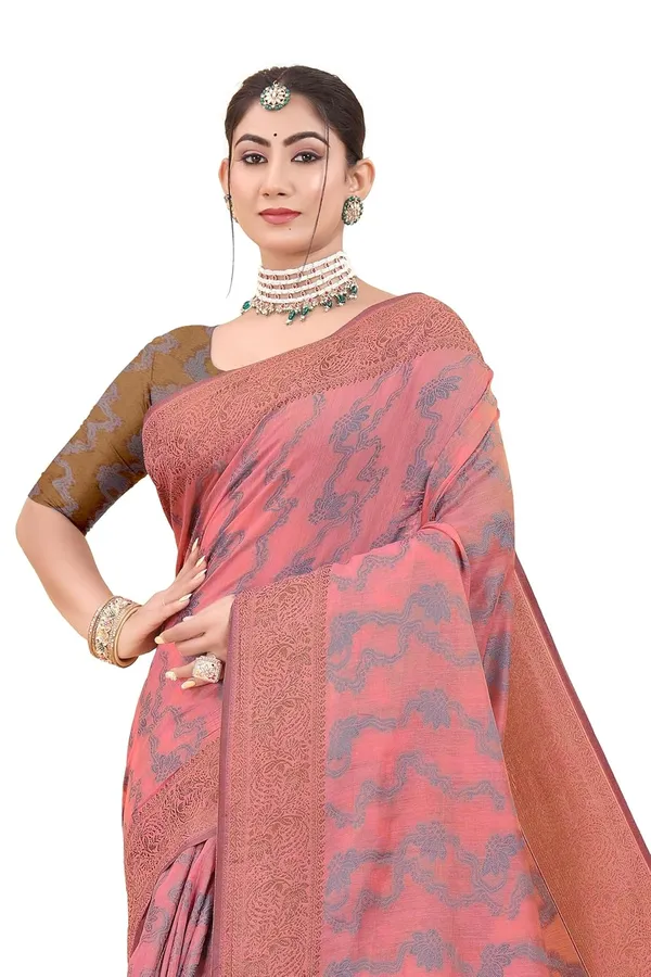 Pink_Cotton_Kanjivaram_Cotton_Saree_For_Women