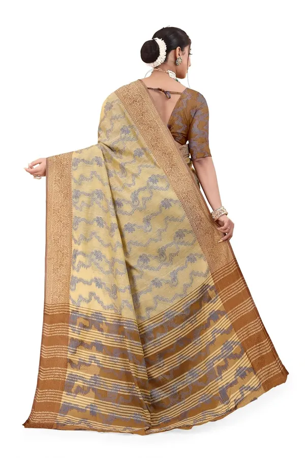 Brown_Cotton_Kanjivaram_Cotton_Saree_For_Women