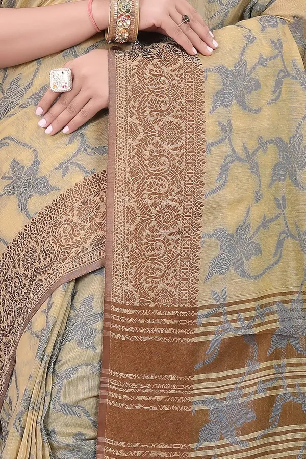Brown_Cotton_Kanjivaram_Cotton_Saree_For_Women