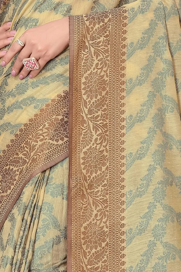 Brown_Cotton_Kanjivaram_Cotton_Saree_For_Women