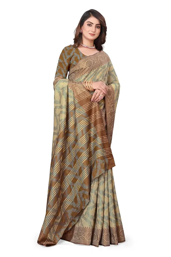 Brown_Cotton_Kanjivaram_Cotton_Saree_For_Women