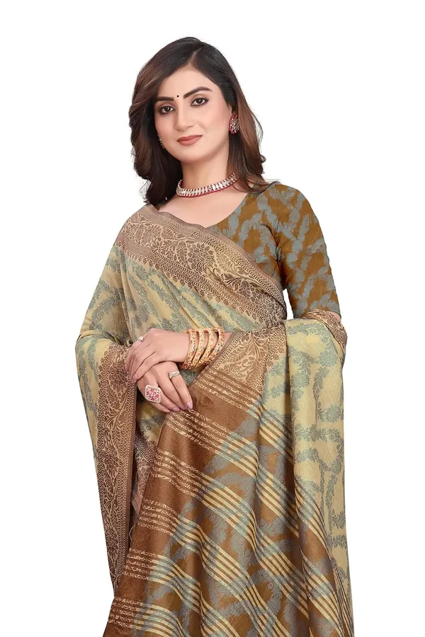Brown_Cotton_Kanjivaram_Cotton_Saree_For_Women