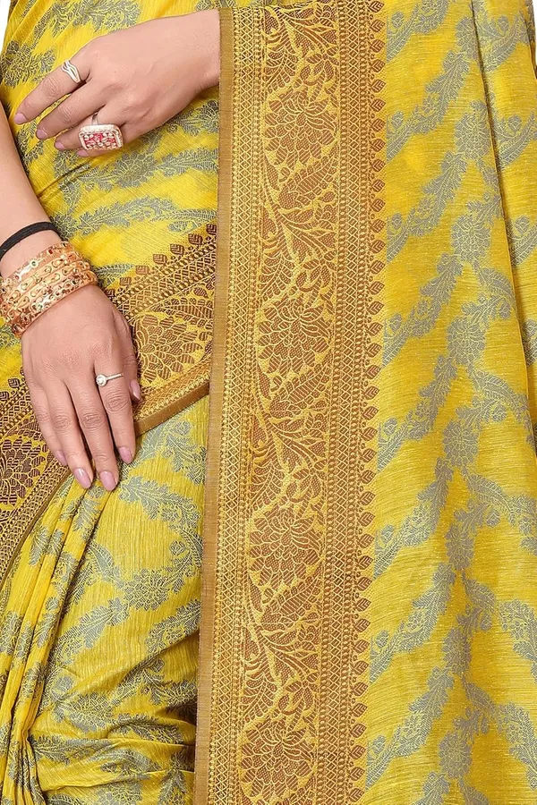 Yellow_Cotton_Kanjivaram_Cotton_Saree_For_Women