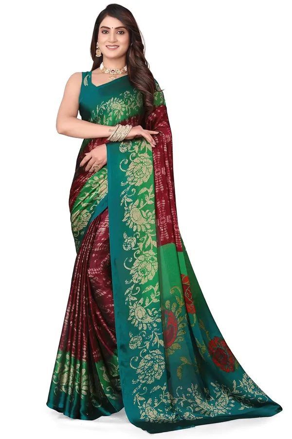Maroon_Chiffon_Georgette_Chiffon_Georgette_Saree_For_Women