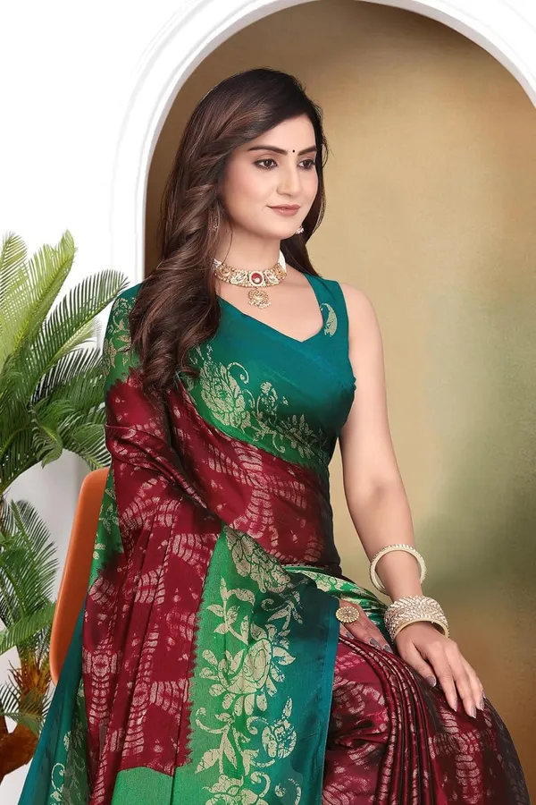 Maroon_Chiffon_Georgette_Chiffon_Georgette_Saree_For_Women