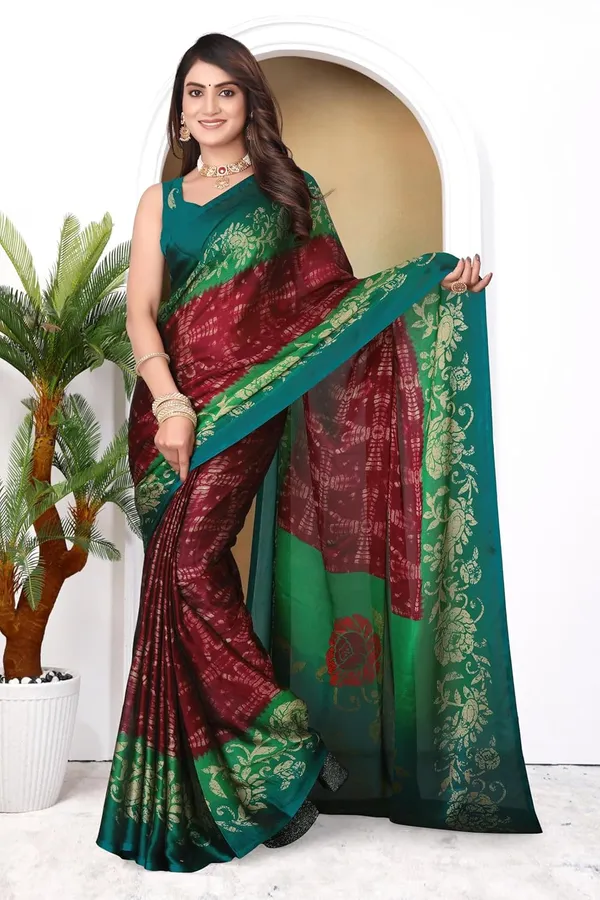 Maroon_Chiffon_Georgette_Chiffon_Georgette_Saree_For_Women