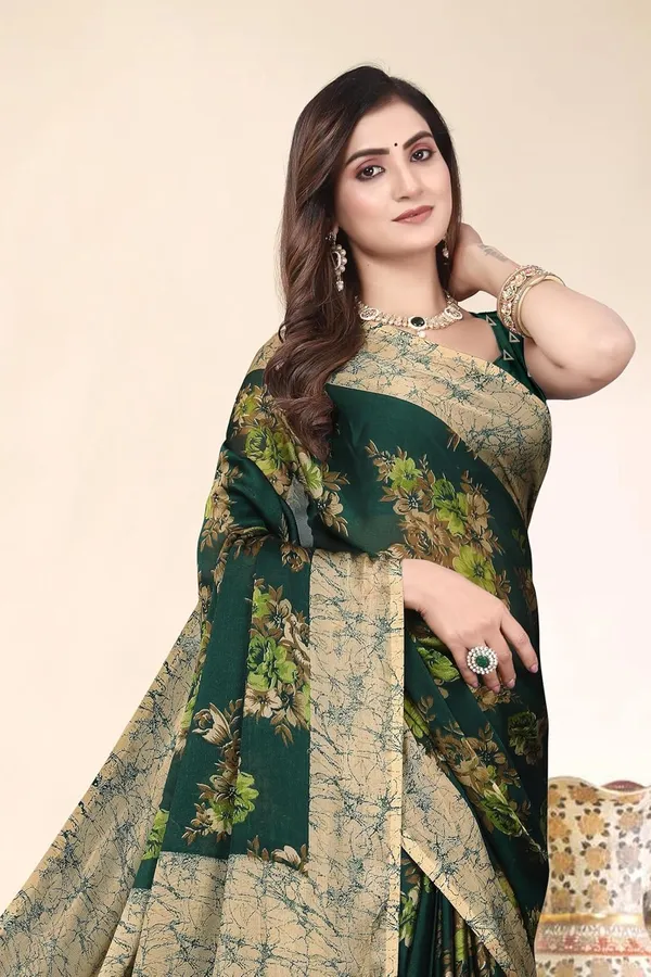 Green_Chiffon_Georgette_Chiffon_Georgette_Saree_For_Women