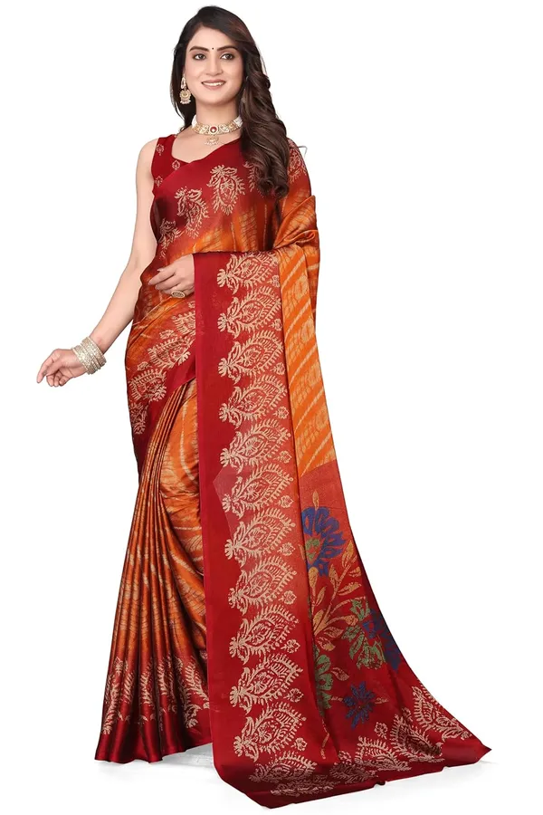 Orange_Chiffon_Georgette_Chiffon_Georgette_Saree_For_Women