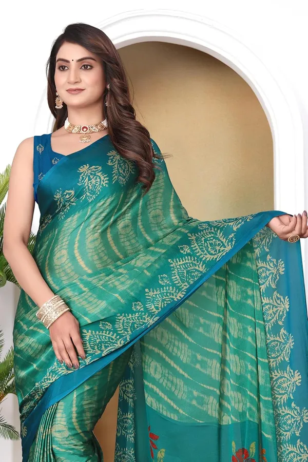 Green_Chiffon_Georgette_Chiffon_Georgette_Saree_For_Women