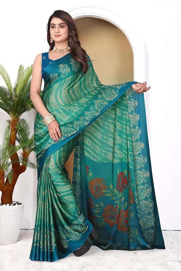 Green_Chiffon_Georgette_Chiffon_Georgette_Saree_For_Women