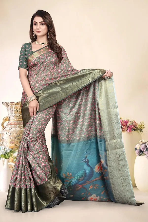 Multicolour_Cotton_Silk_Blend_Art_Silk_Saree_For_Women