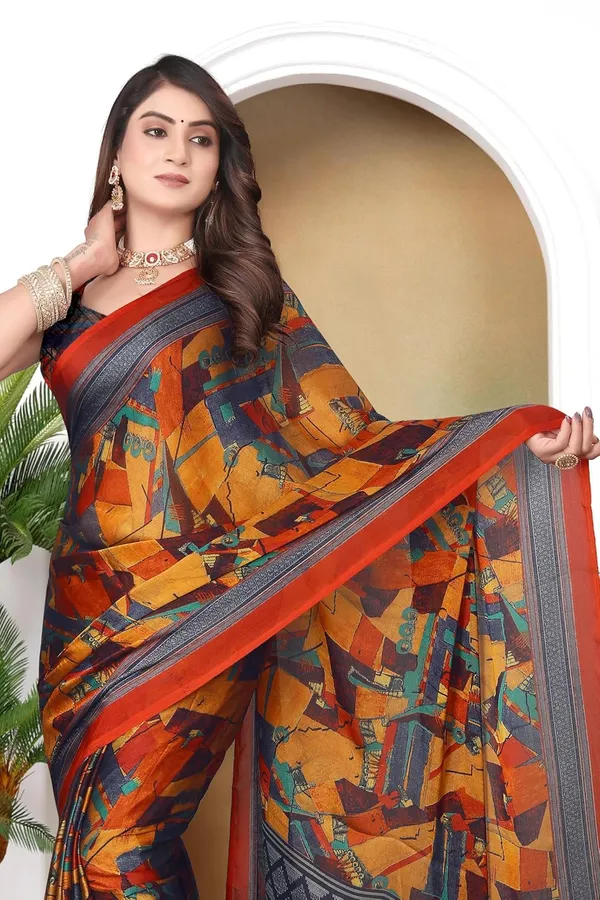 Multicolour_Chiffon_Georgette_Chiffon_Georgette_Saree_For_Women