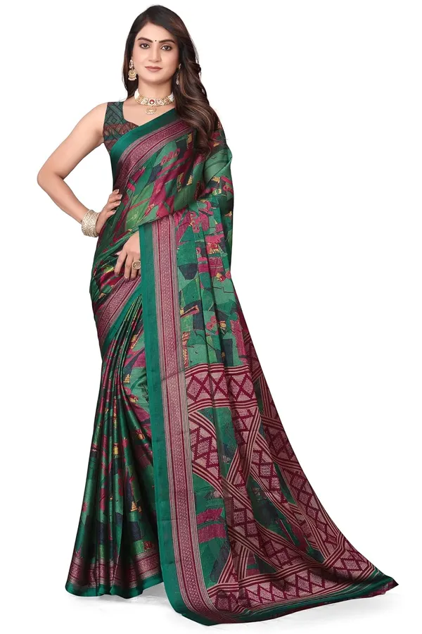 Dark_Green_Chiffon_Georgette_Chiffon_Georgette_Saree_For_Women